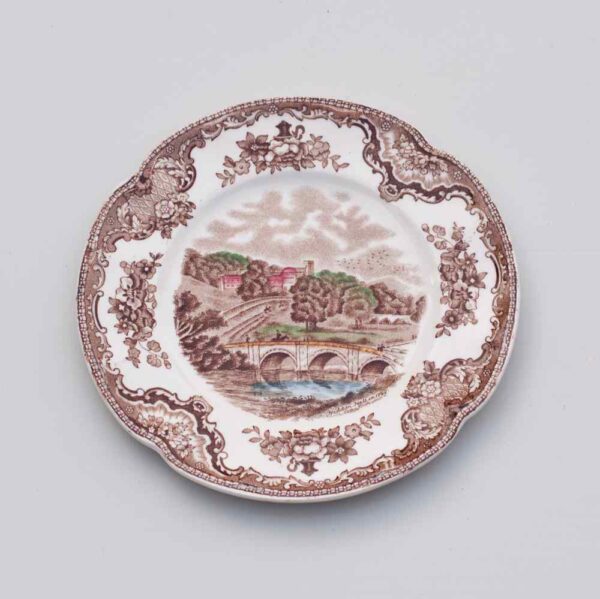 Plate Set Old Britain Castles
