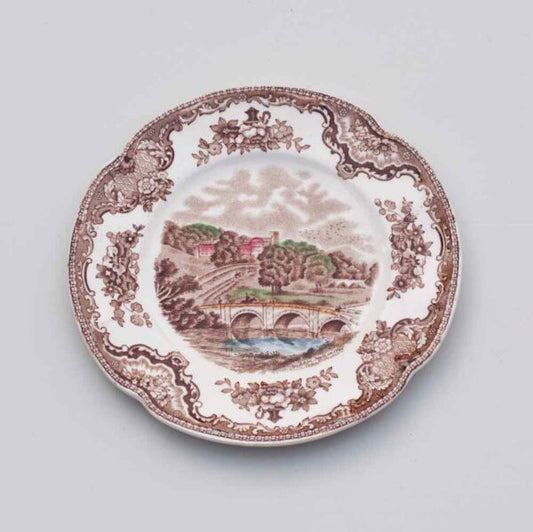 Plate Set Old Britain Castles