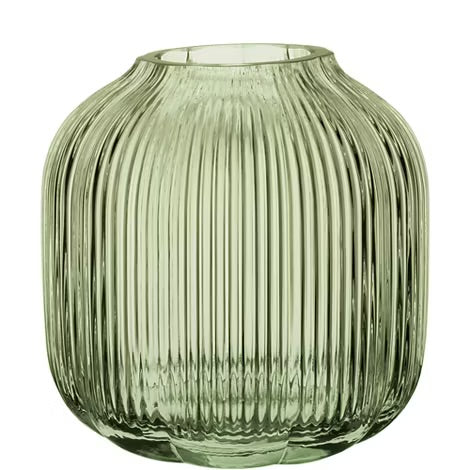 Green Glass Vase - Small