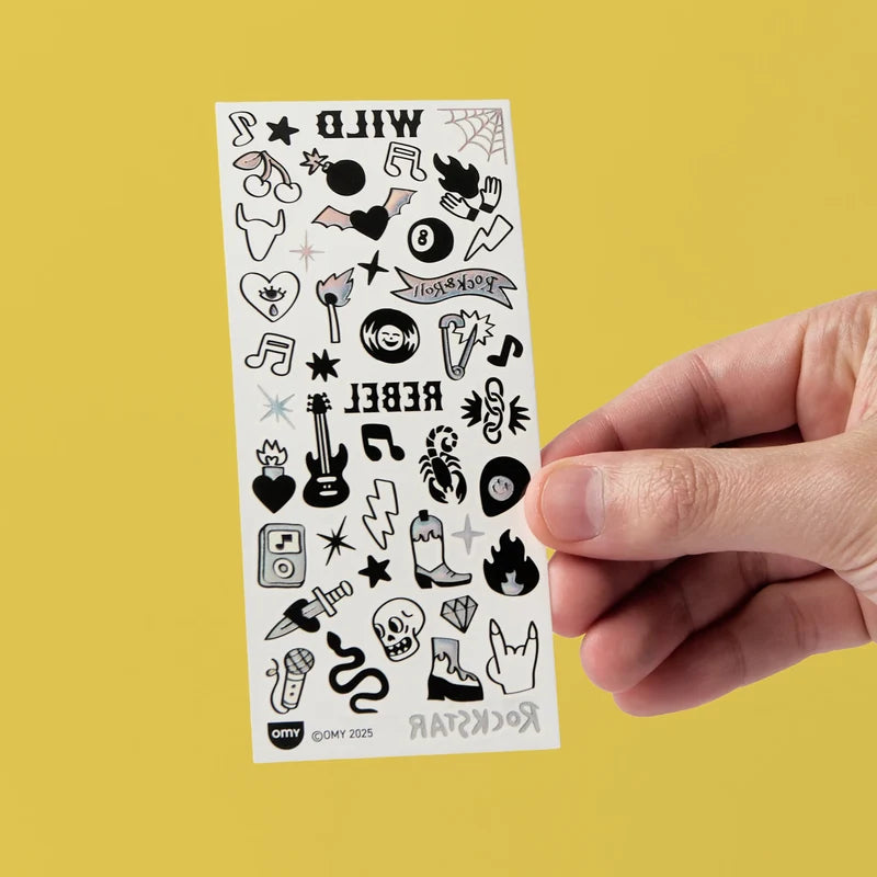 Temporary Flash Tattoos - Wild Rebel