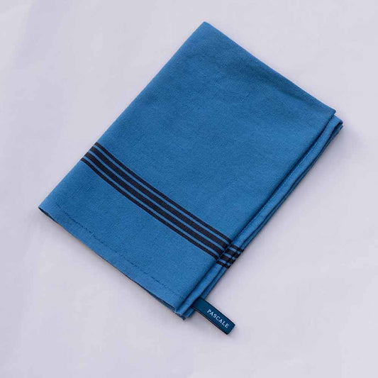 Charvet Tea Towel - Prussian Blue