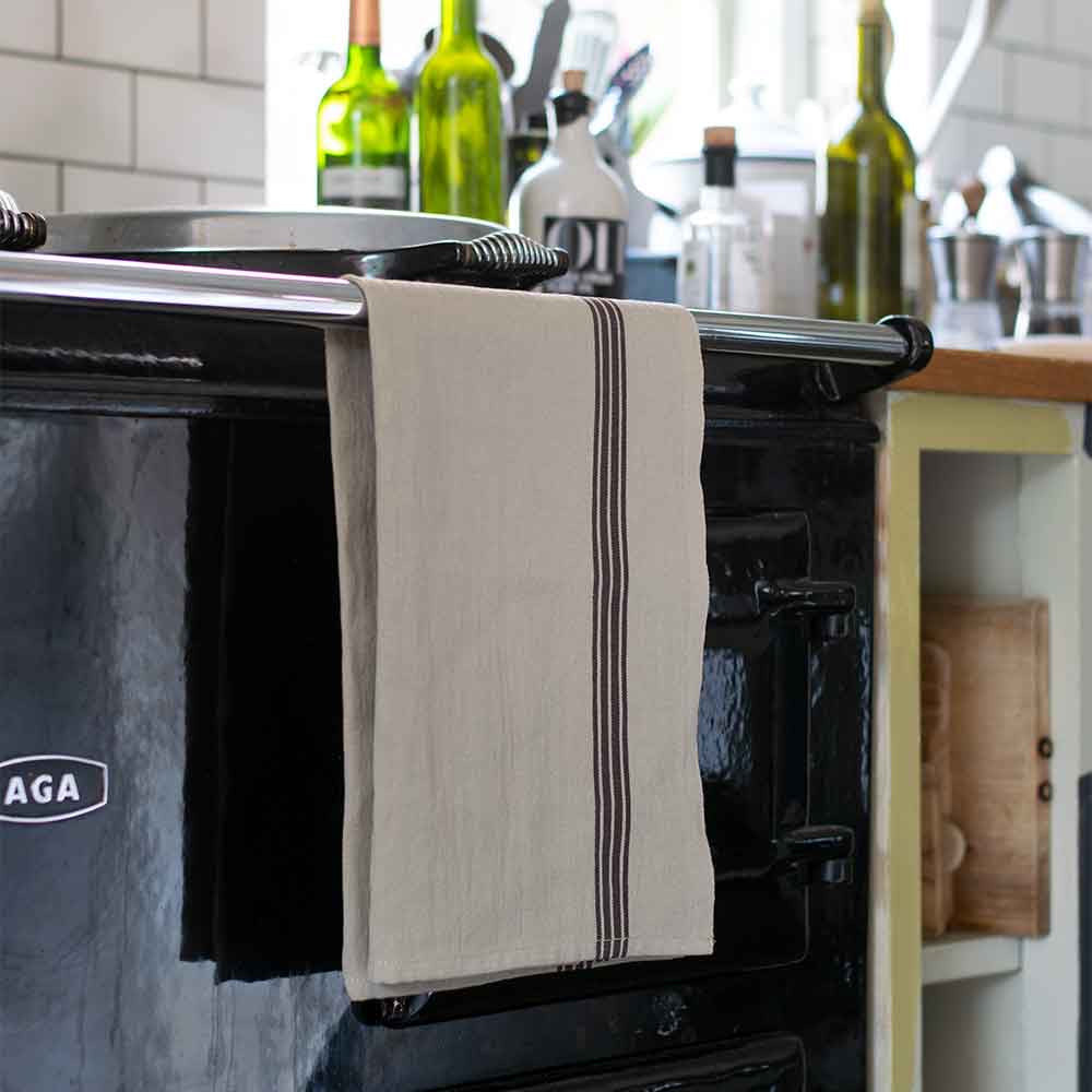 CHARVET TEA TOWELS - WHITE