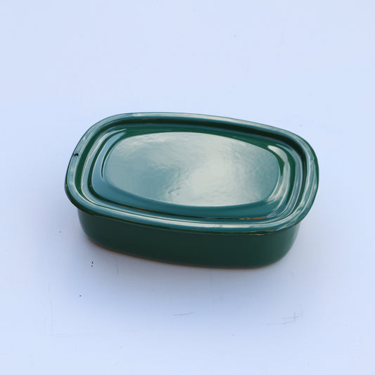 Green Enamel Dish / Small