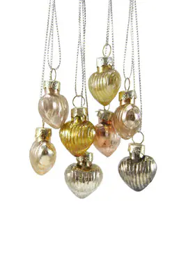 Tiny Heart Decoration - Assorted Colours