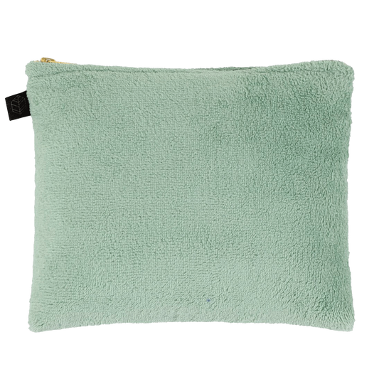 Towelling Pouch - Celadon Green