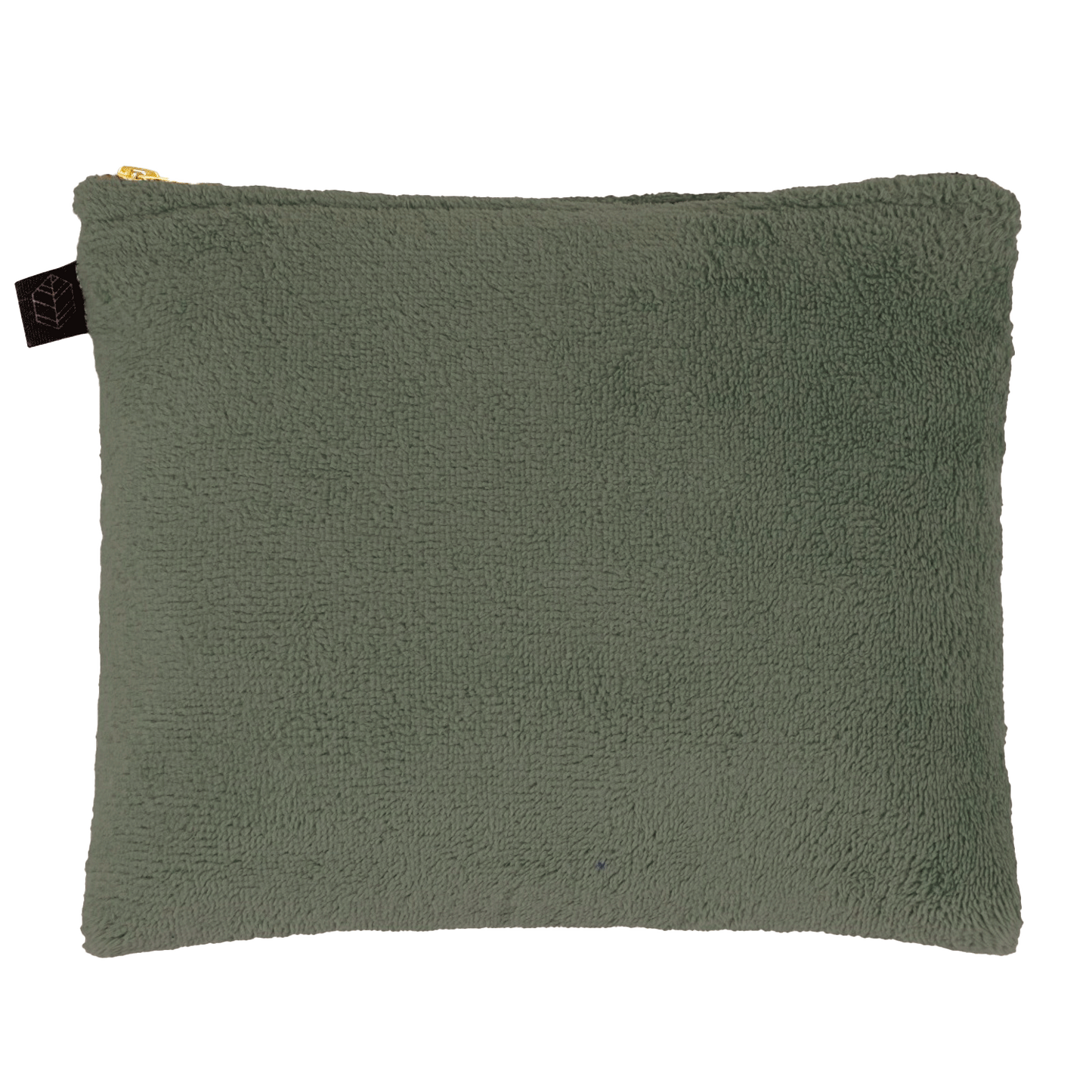 Towelling Pouch - Khaki Green