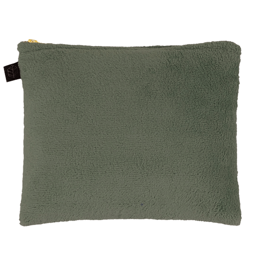 Towelling Pouch -  Khaki Green