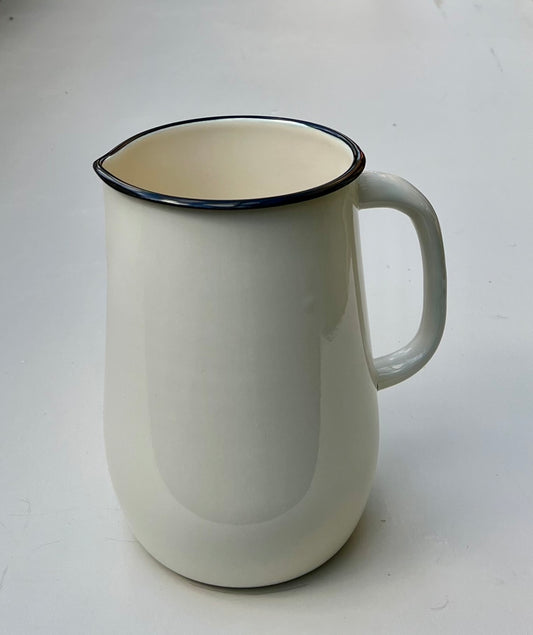 Enamel Jug - Cream