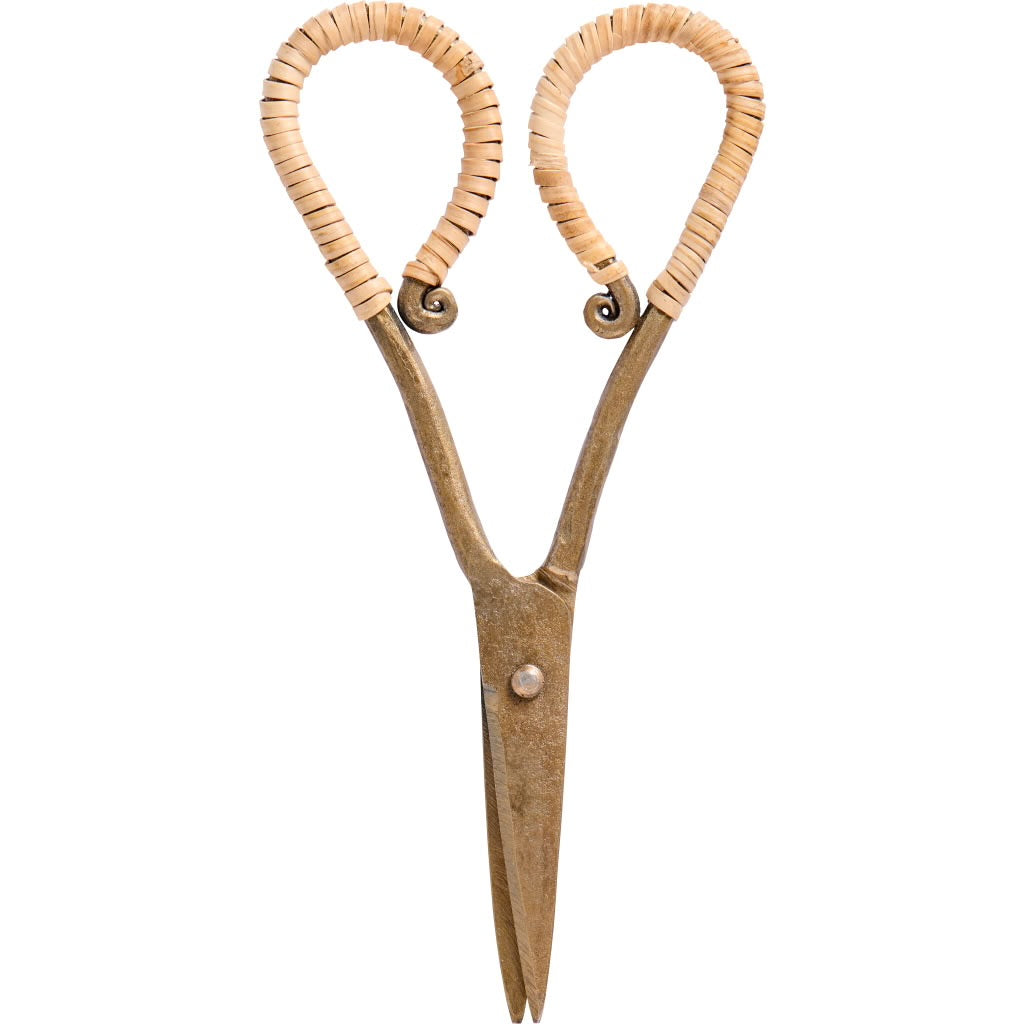 Utility Rattan Handled Scissors
