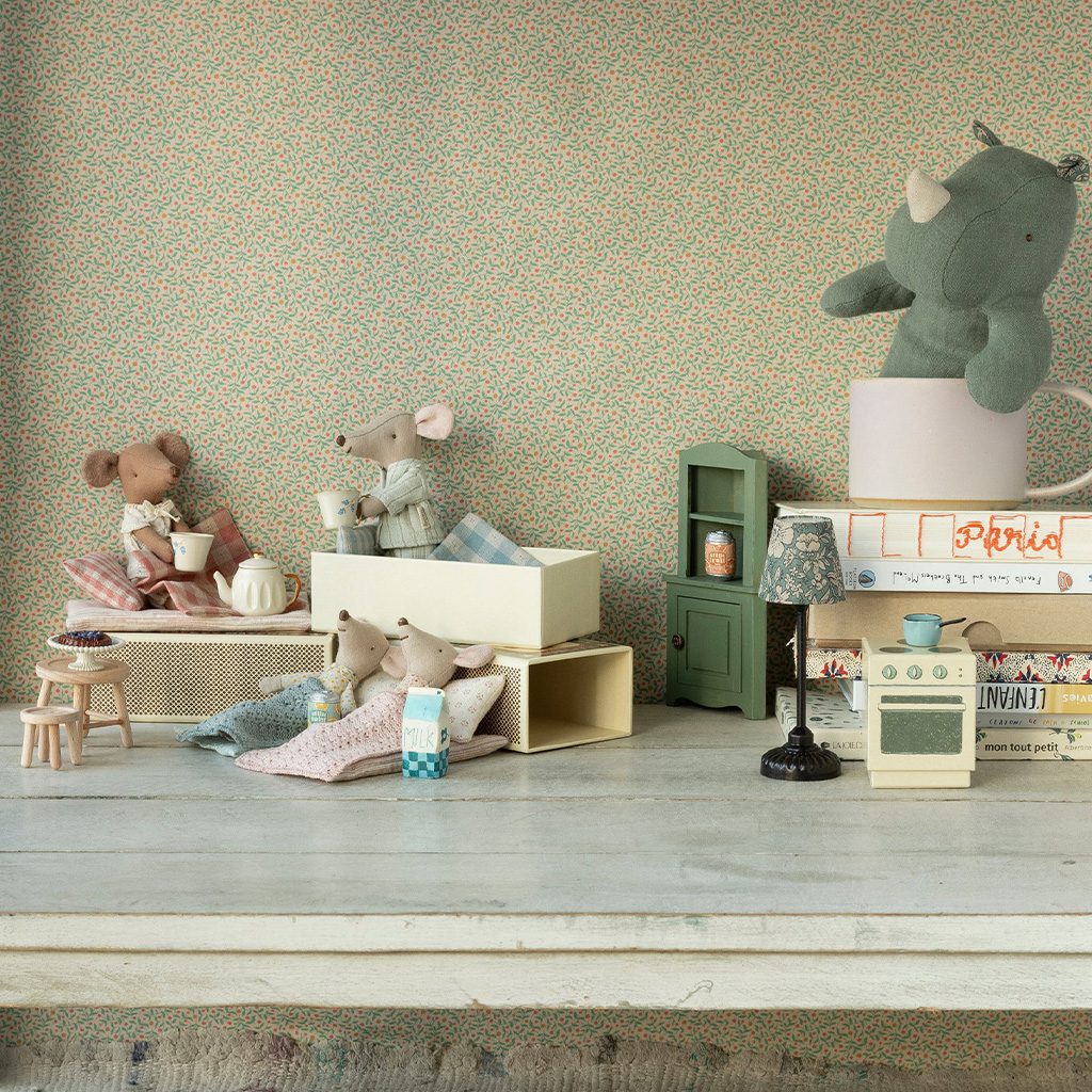 Corner Cabinet - Light Green