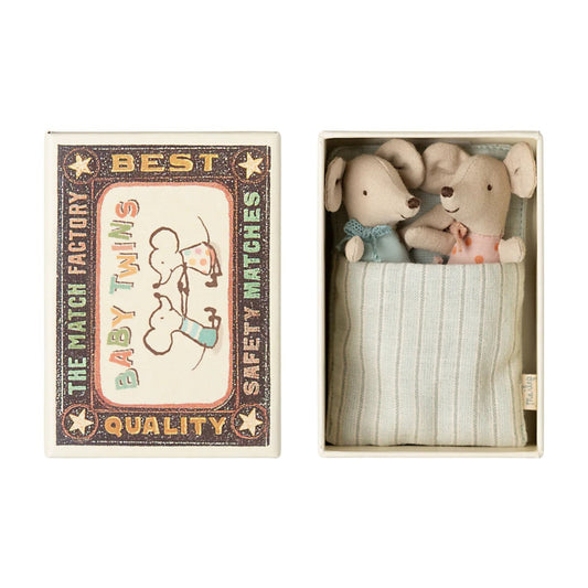 Baby Mice Twins in Matchbox
