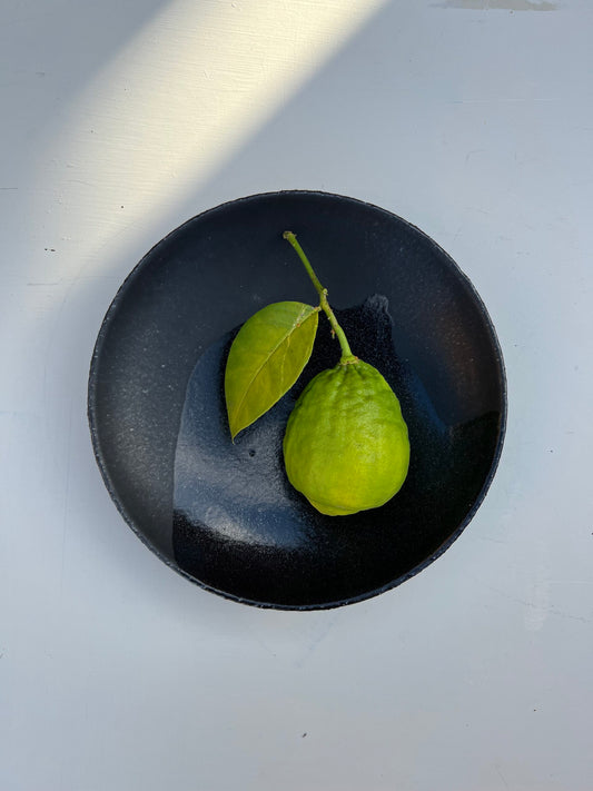 Jars Wabi Shallow Dish: Noir