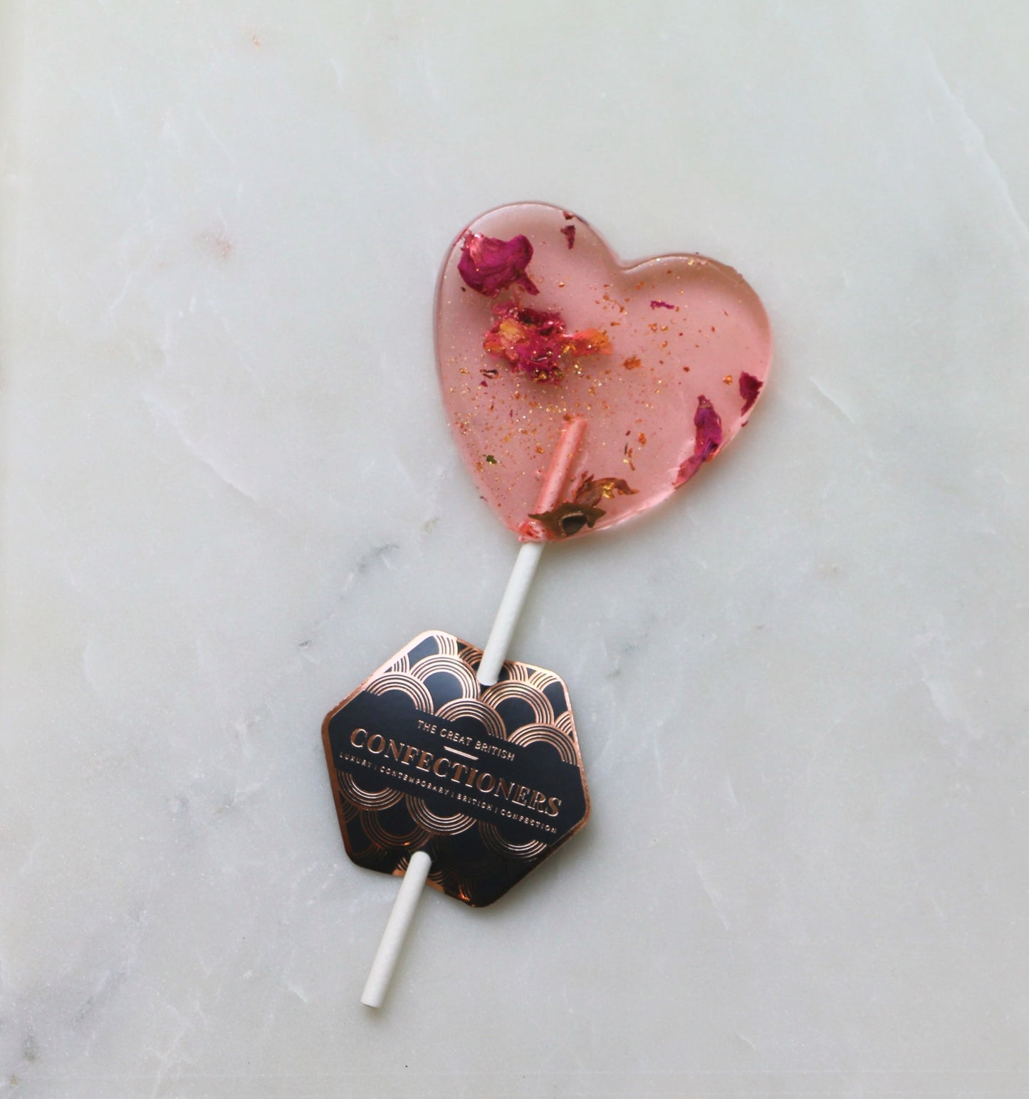 Rose Heart Lollipop