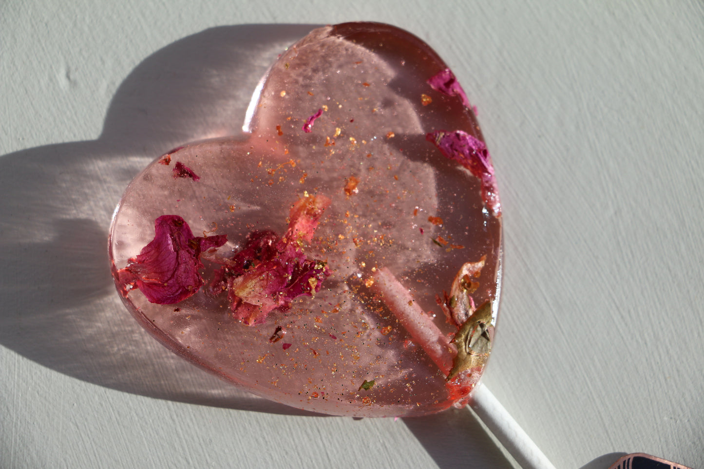 Rose Heart Lollipop