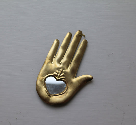 Hand with Mirror Decoration