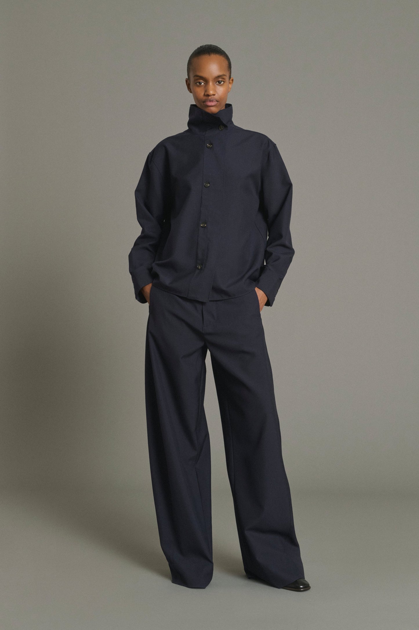 Jaelle Shirt - Midnight Blue