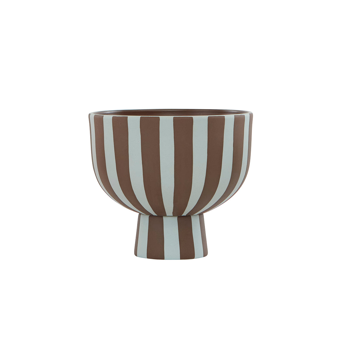 Toppu Bowl Dusky Blue / Cocoa