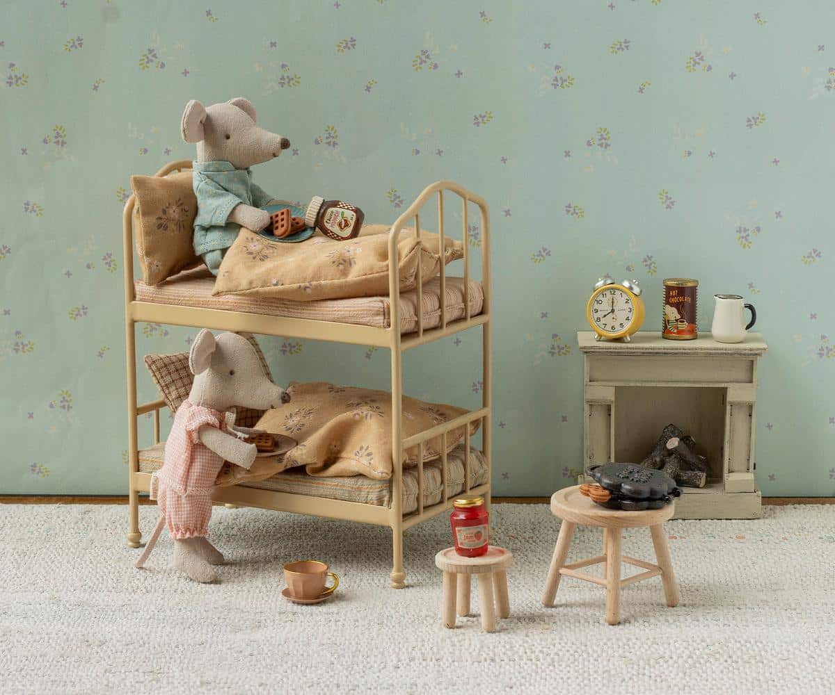 Mouse Vintage Bunk Bed - Wheat
