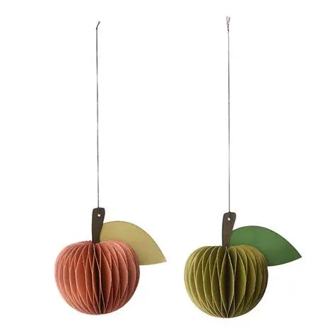 Apples Honeycomb Decoration - Set of Two