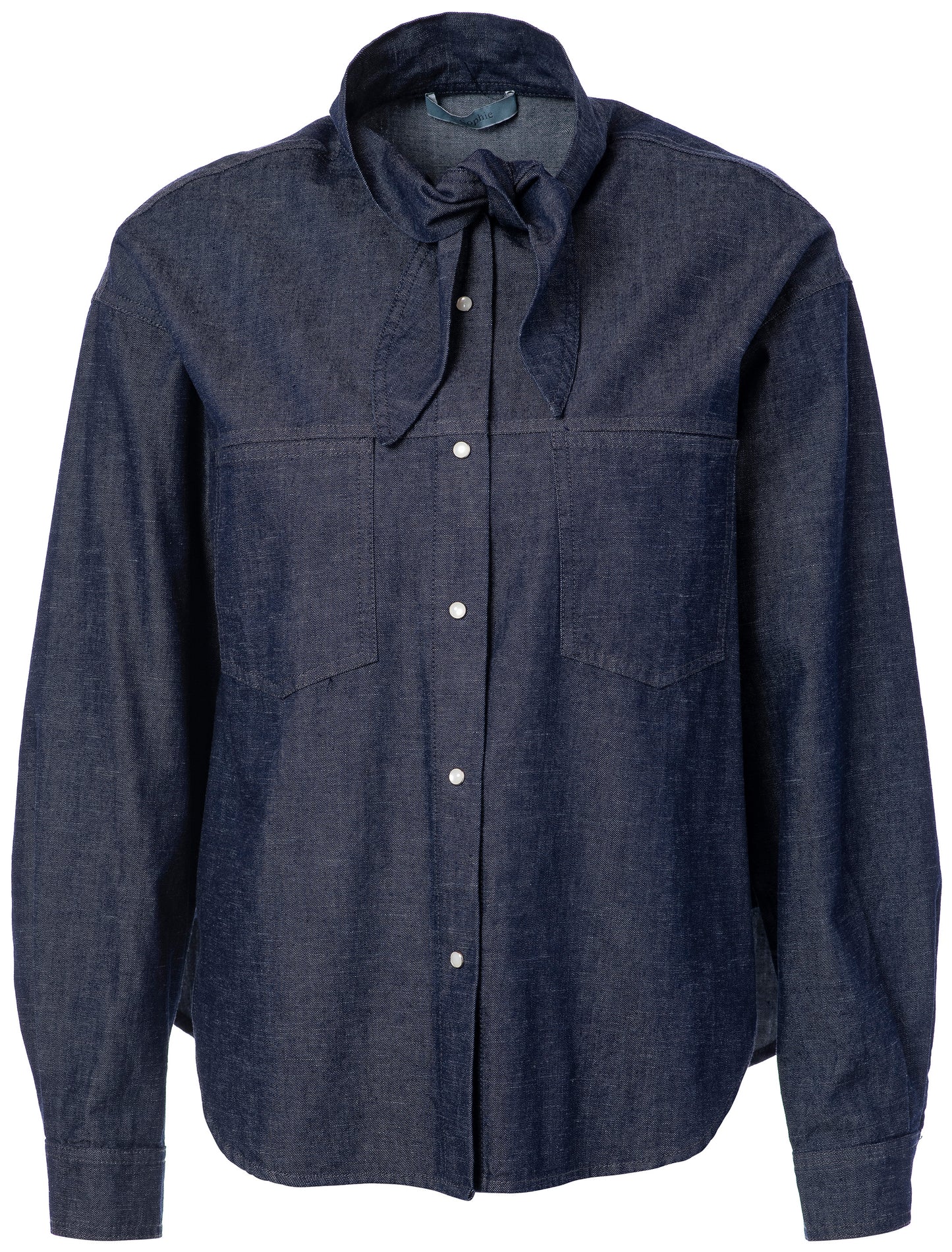 Plum Blouse - Denim