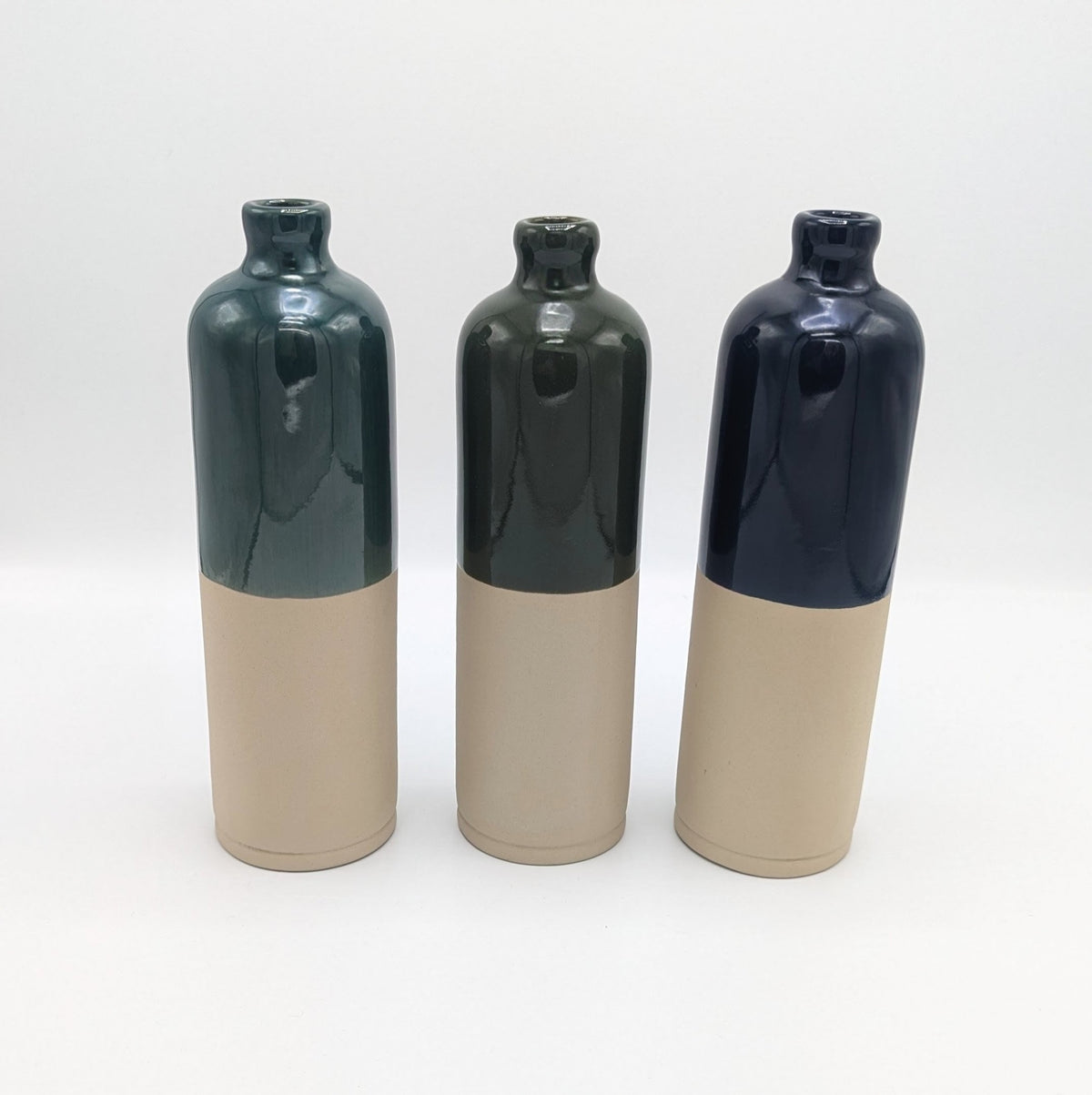 Digoin Ceramic Bottle - Green