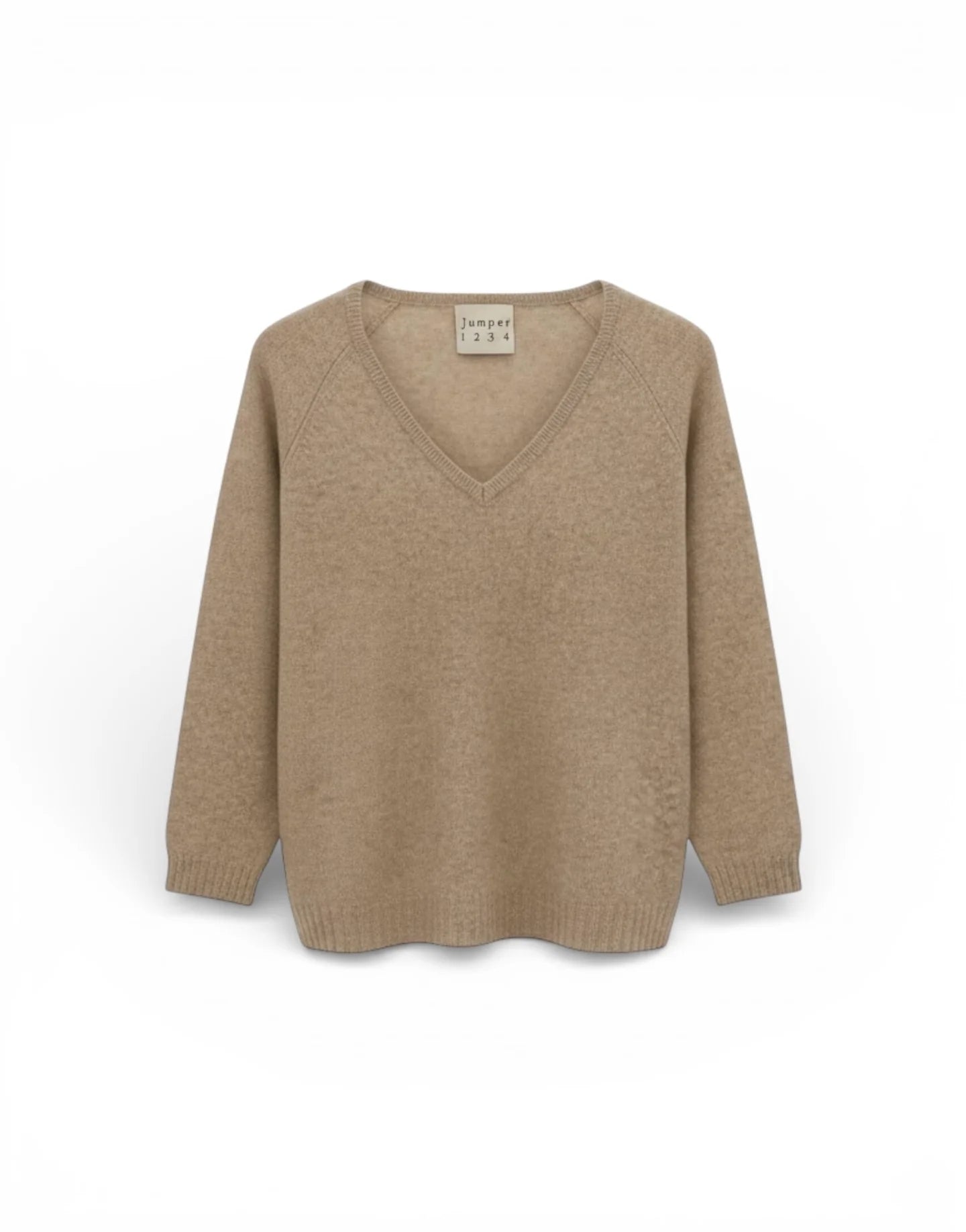 Boyfriend V Neck / Light Brown
