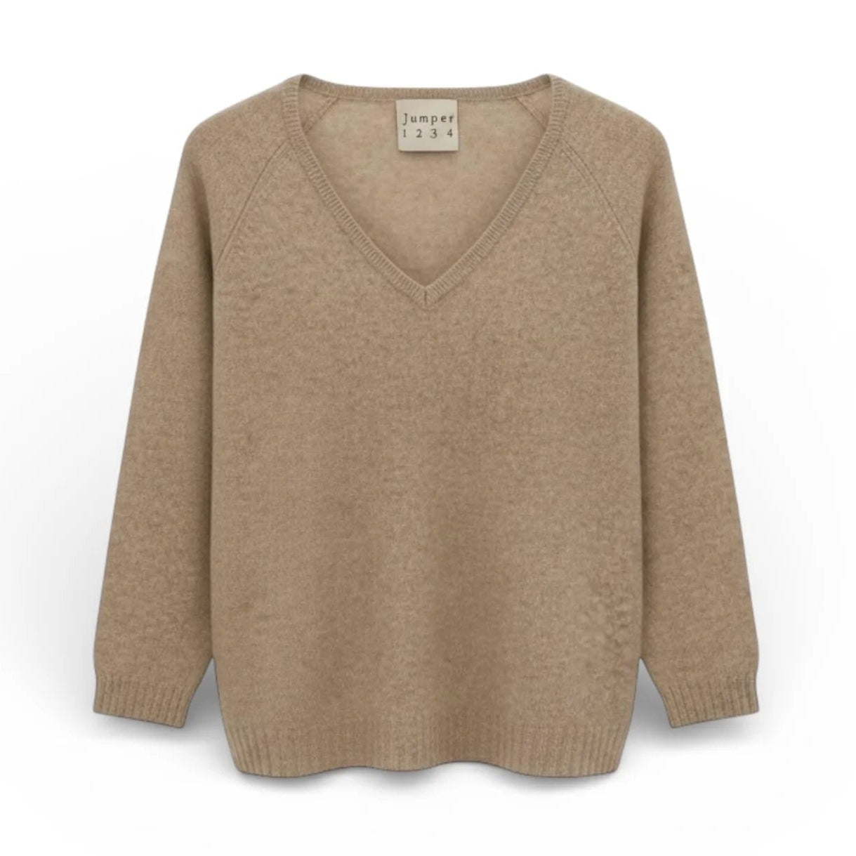 Boyfriend V Neck / Light Brown