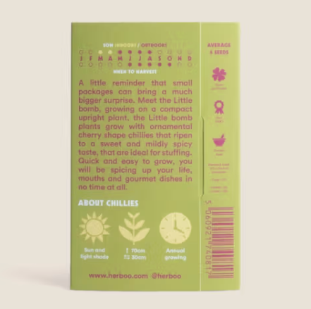 Chilli Pepper 'Little Bomb' Seeds