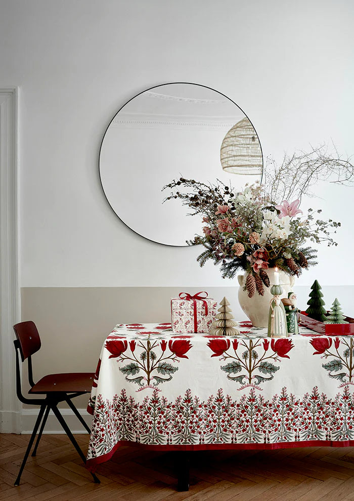 Tablecloth - Flora Scarlet
