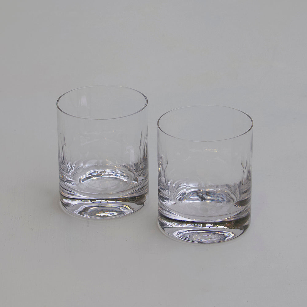 Crystal Whisky glasses - boxed set of 2
