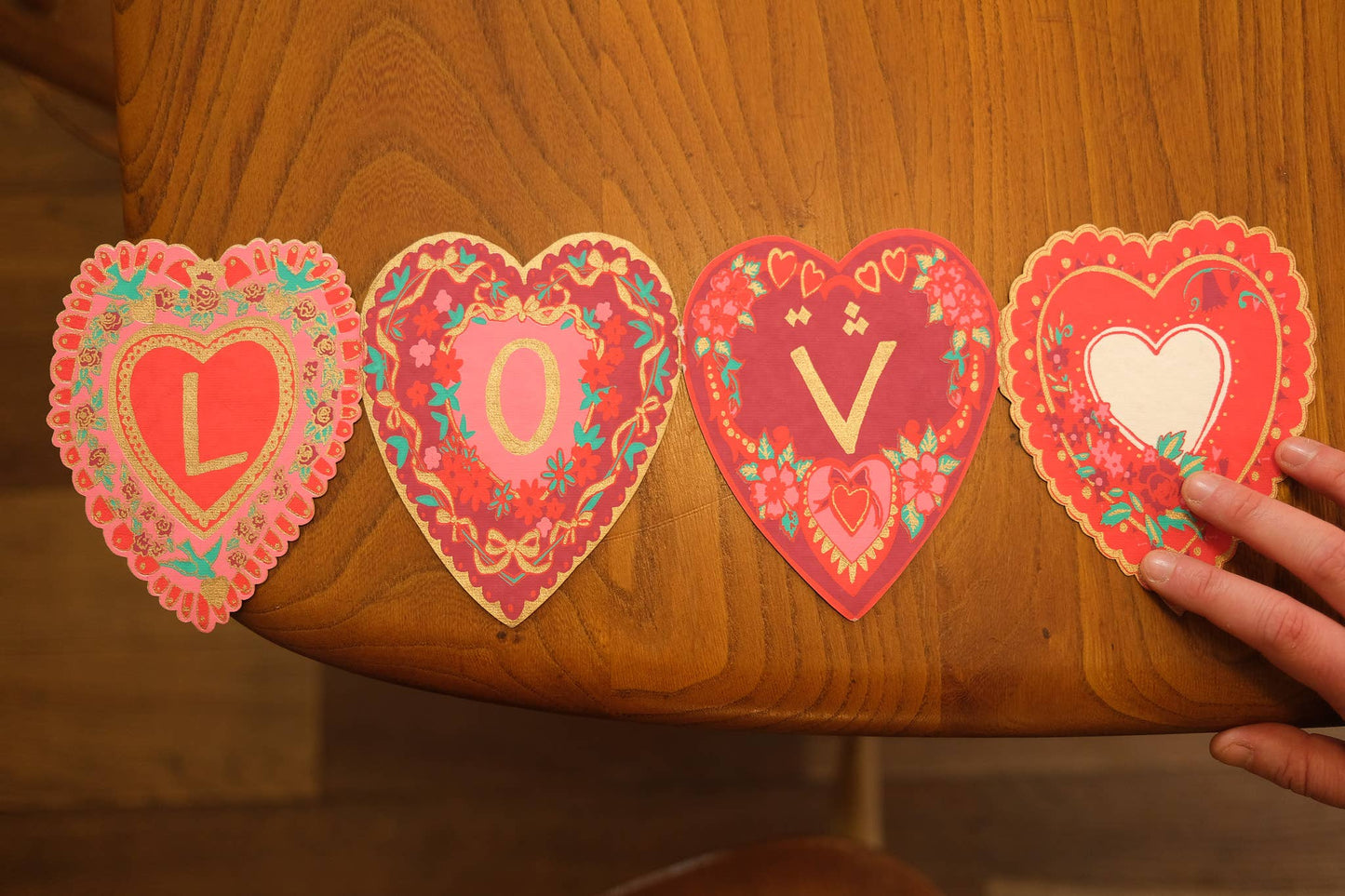 Love Concertina Greeting Card large c5