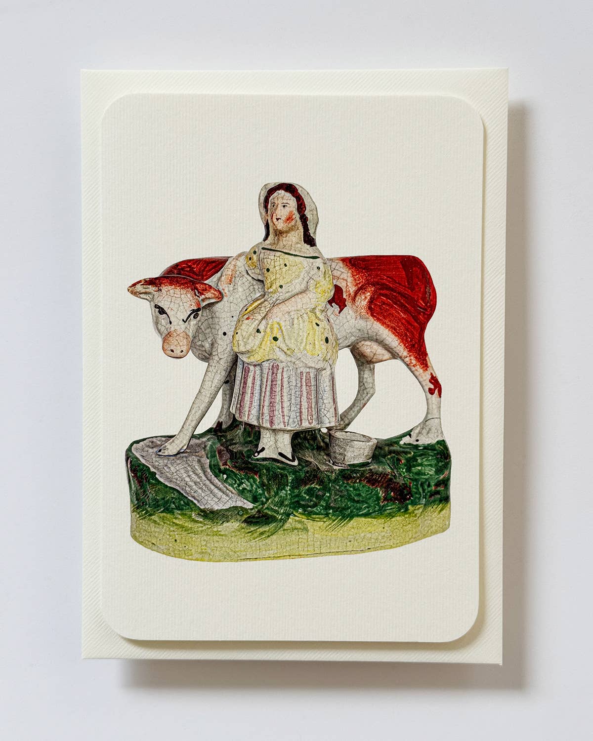 The Milkmaid - Greeting Card