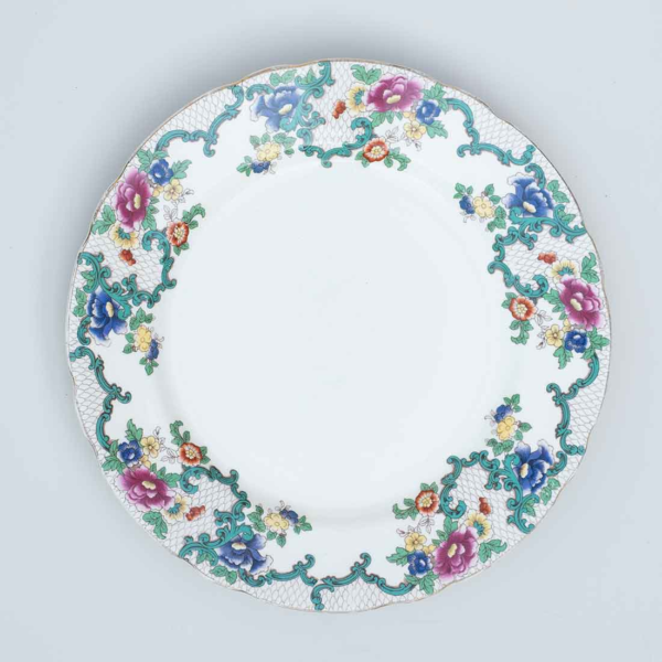 Floral Vintage 'Victoria’ Large Plate