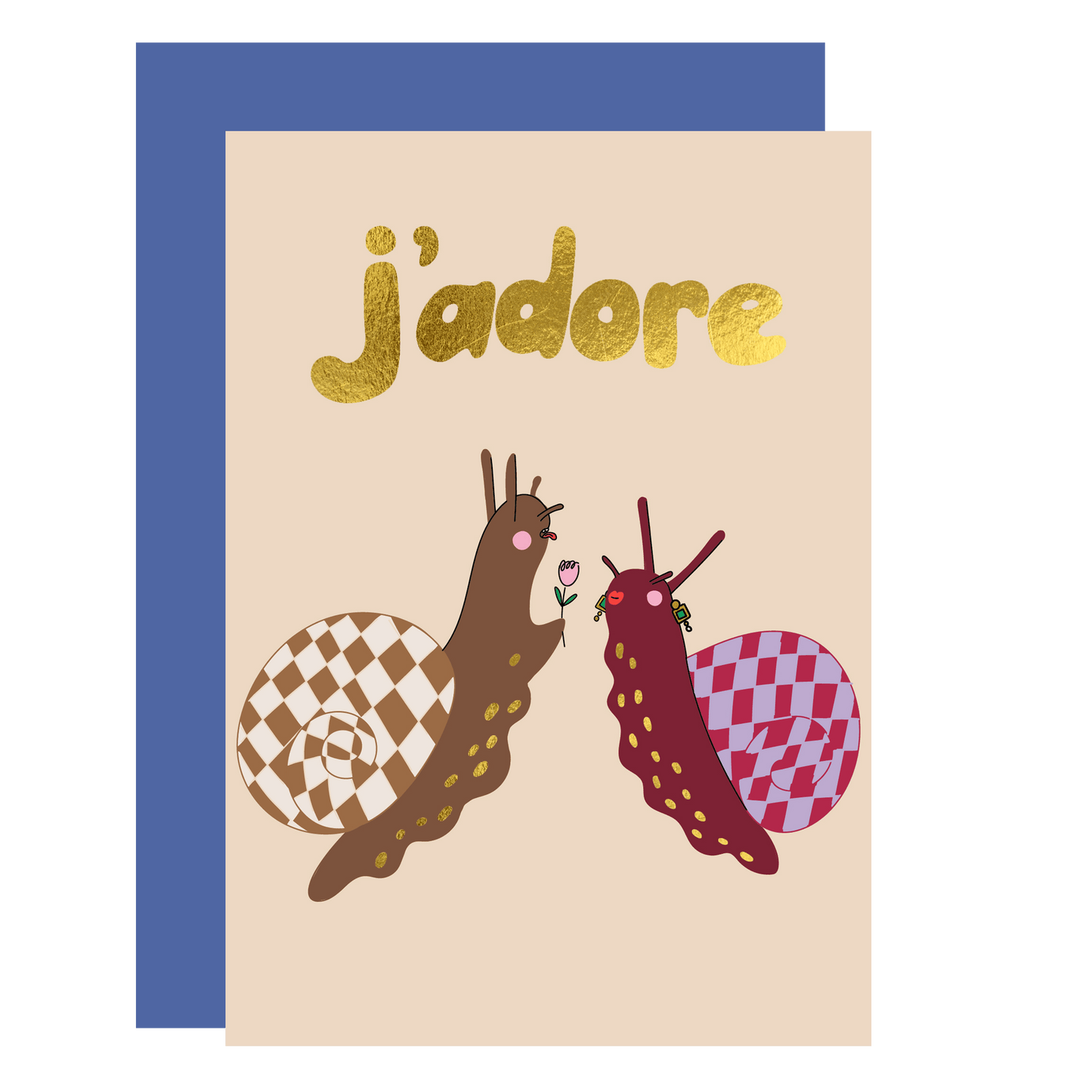 J'adore - Greetings Card