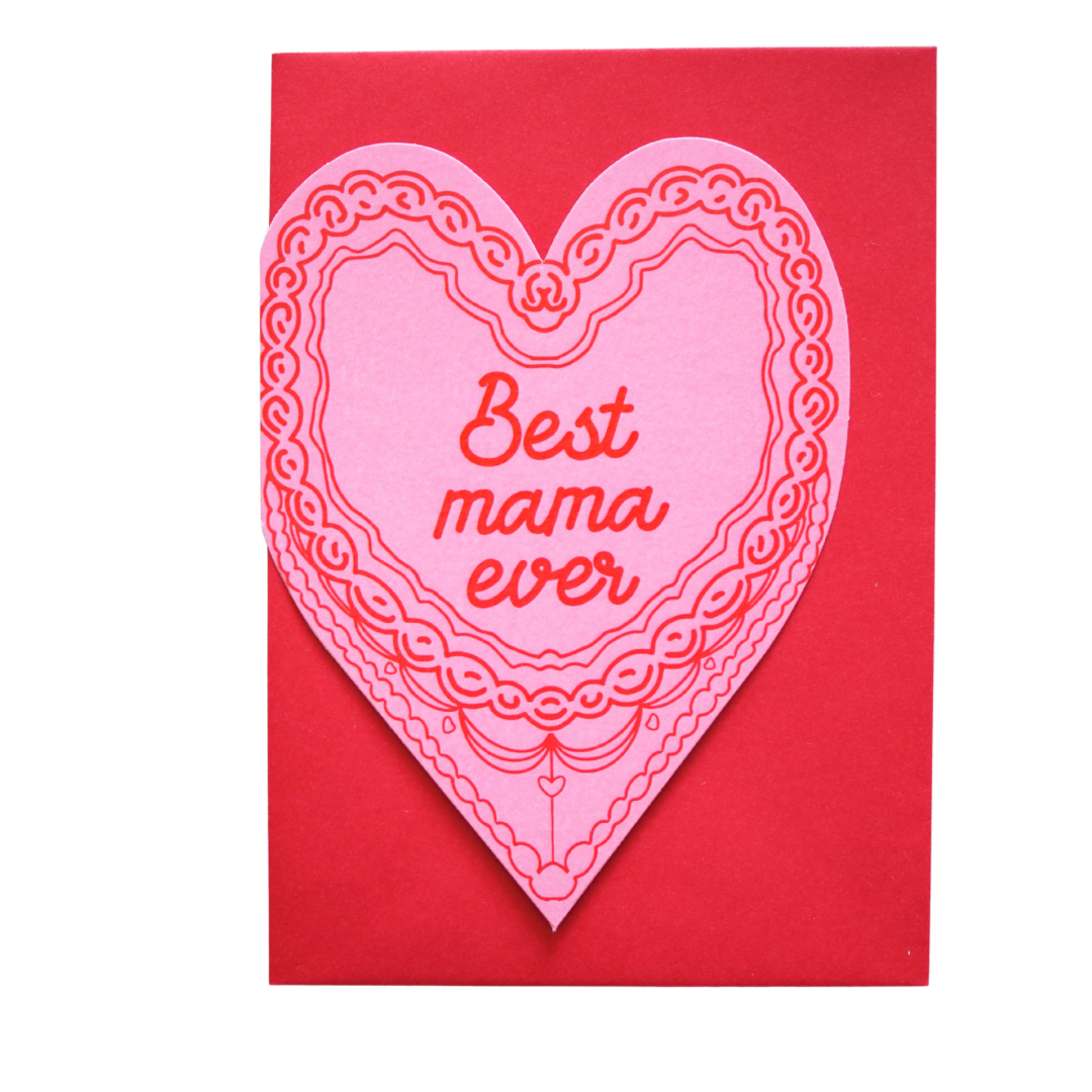 Best Mama Ever - Greeting Card