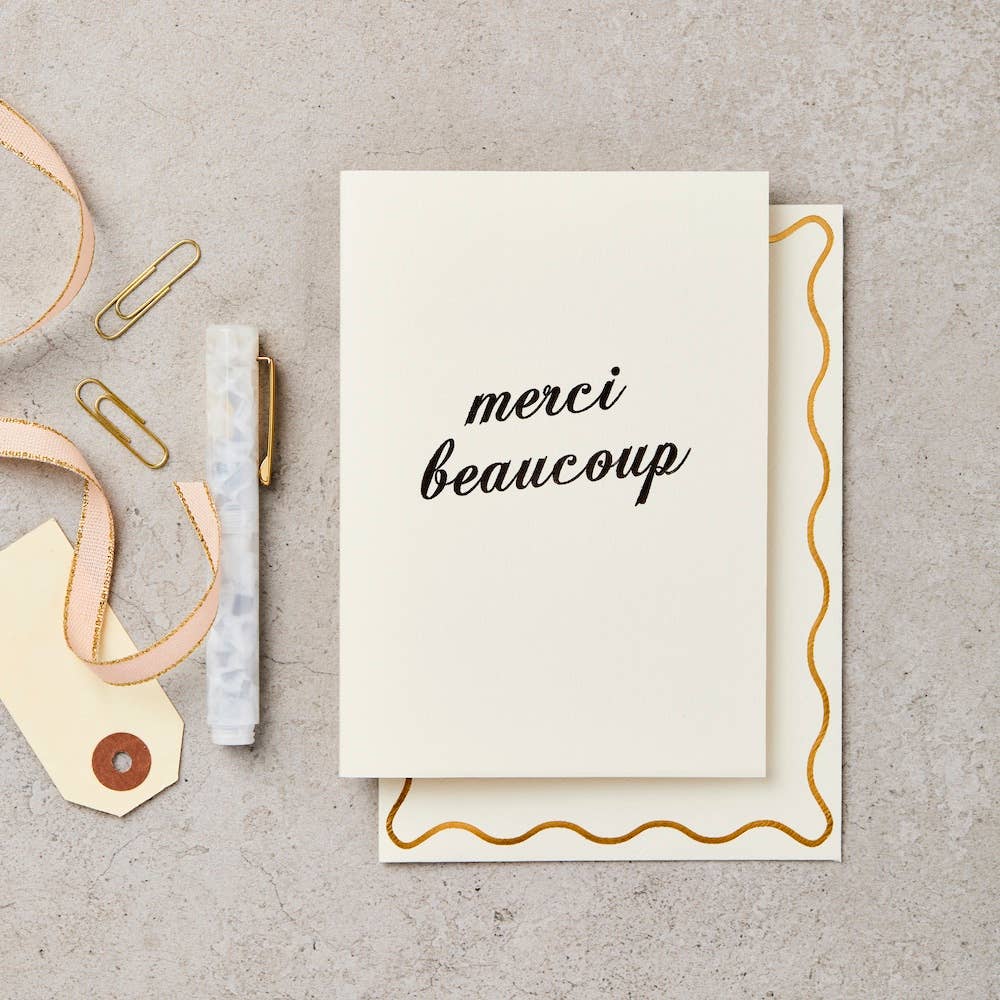 Merci Beaucoup - Greeting Card