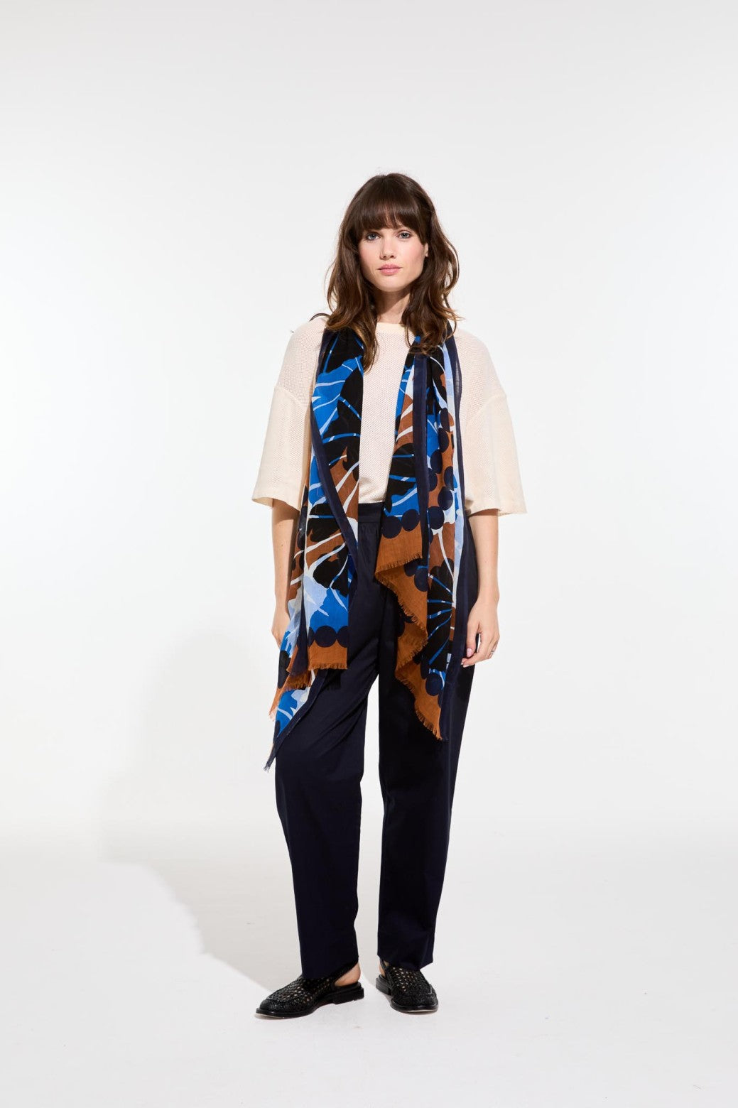 Pavot Scarf - Blue
