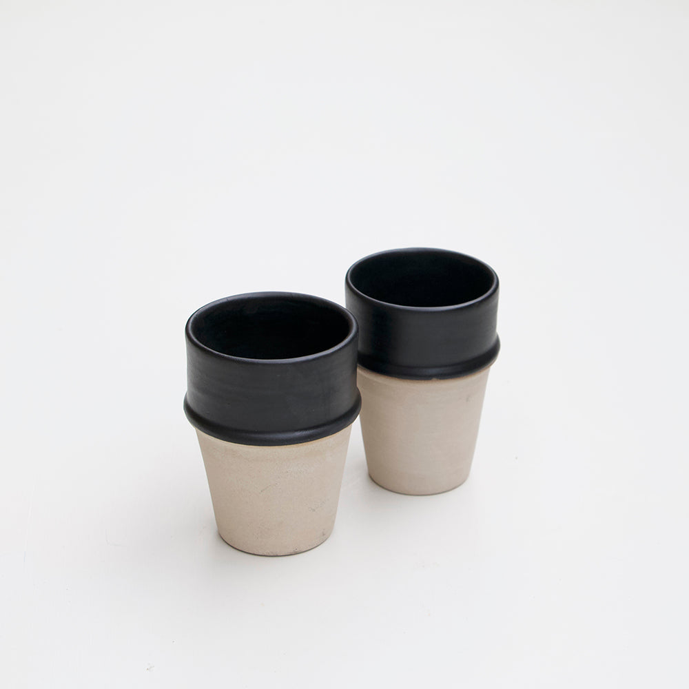 Moroccan Beldi Tumbler - Black/Natural