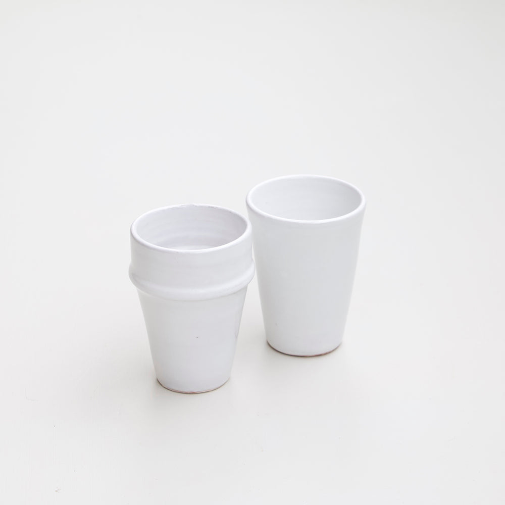 Moroccan Beldi Tumbler - White