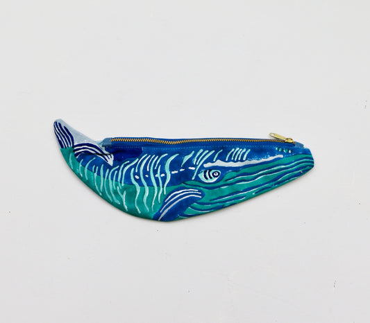 Whale Fabric Case
