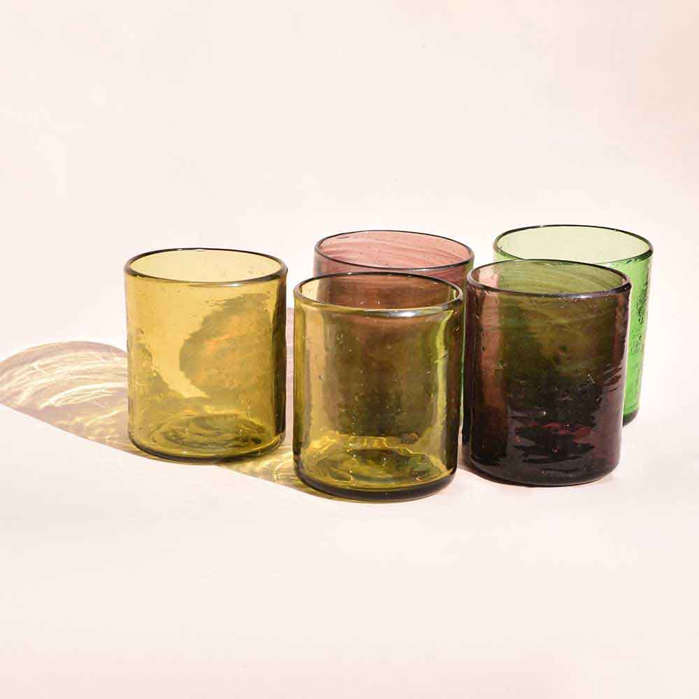 Salaheddin straight olive glass