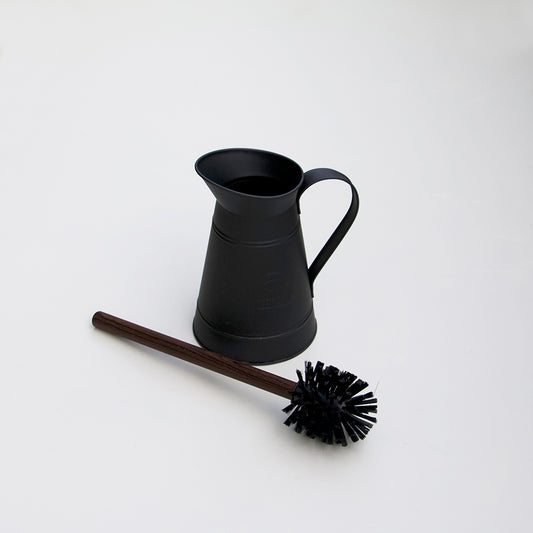WC Brush & Holder - Black