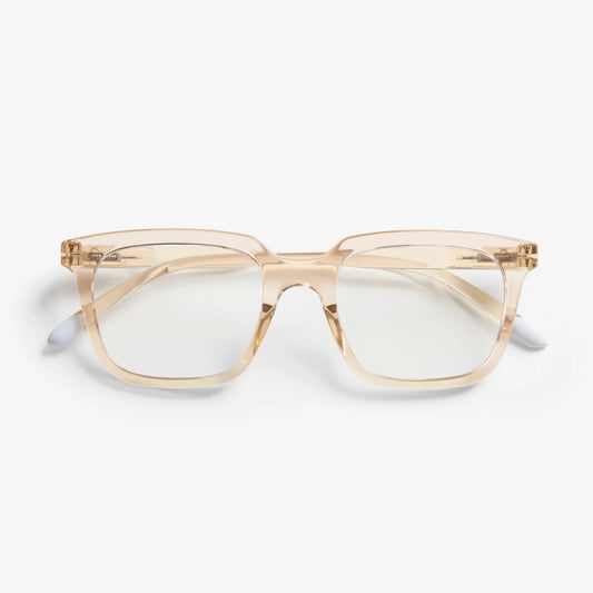Holly / Blue Light Glasses - Glossy Pink Quartz