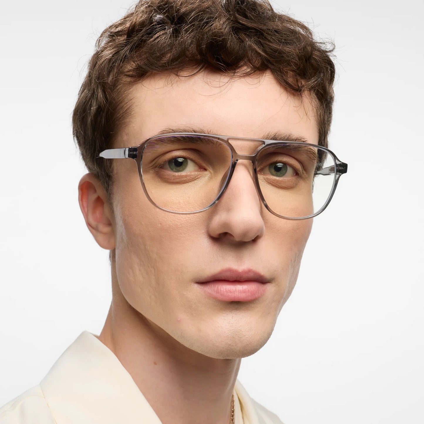 Brad / Blue Light Glasses - Glossy Laguna