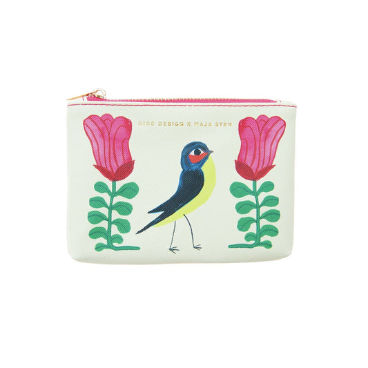Rico Zipped Pouch - Bird