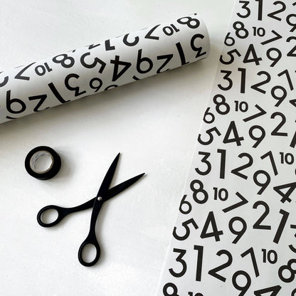 Numbers - Wrapping Paper