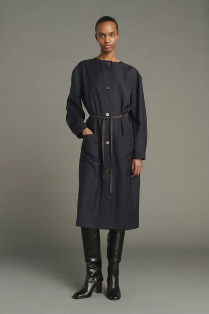 Helie Dress - Blue / Navy