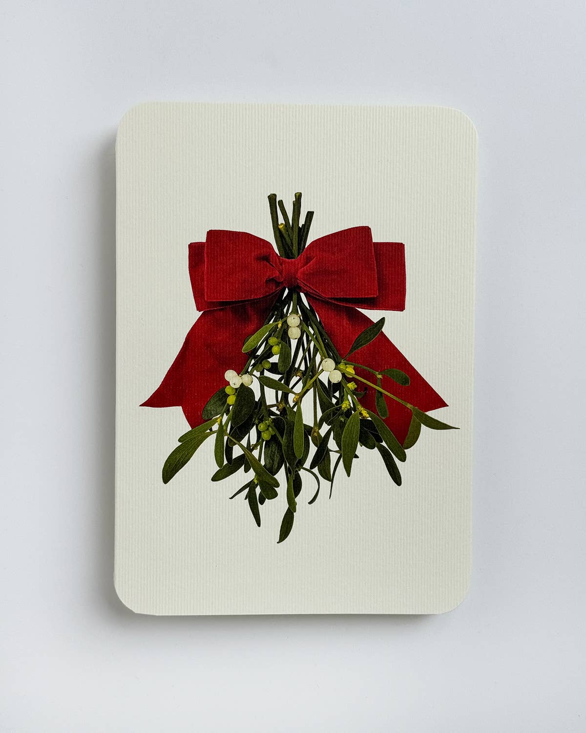 Mistletoe Bow - Christmas Greeting Card