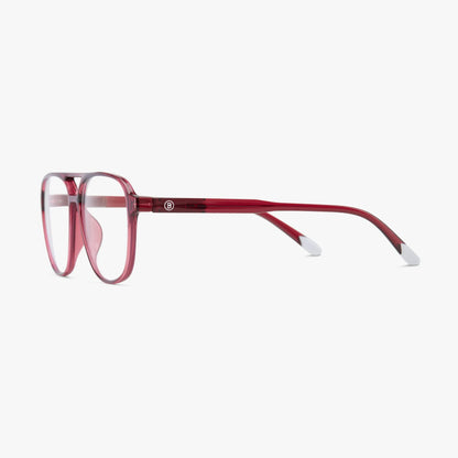 Brad / Blue Light Glasses - Glossy Cherry Lacquer