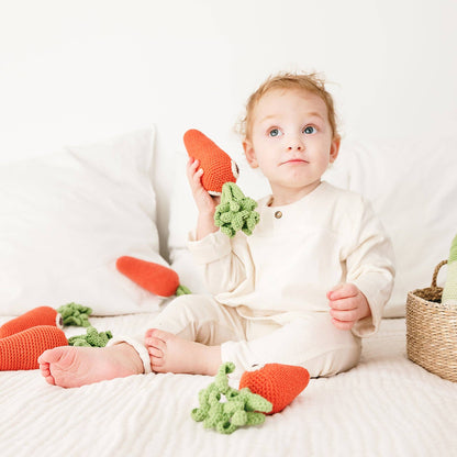 Crochet Rattle - Carrot